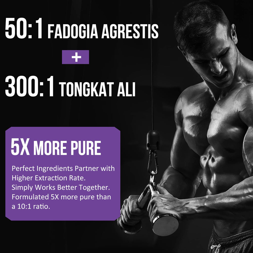 Thalacy tongkat ali root extract visual emphasizing performance potential.
