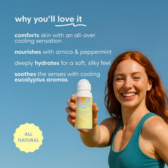 Thanks! Naturals Muscle Freeze Roll-On eases knee fatigue with refreshing menthol.