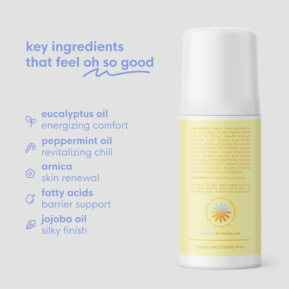 Thanks! Naturals Roll-On for neck use provides targeted cooling relief.