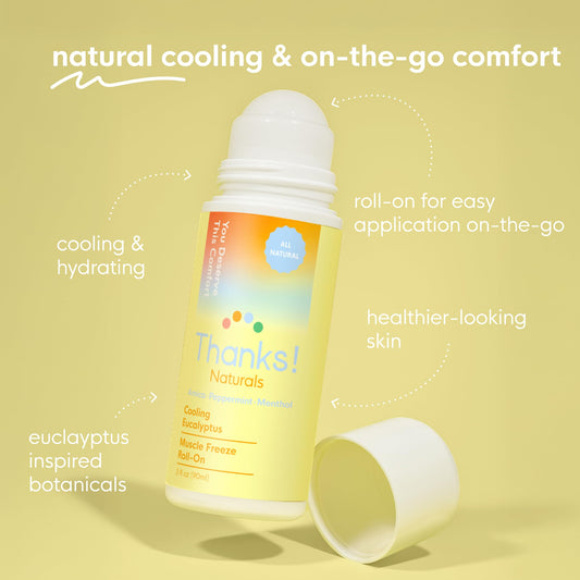 Thanks! Naturals Roll-On targets shoulders with precise, mess-free application.