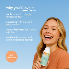Thanks! Naturals Muscle Freeze Roll On tea tree tingle close-up aroma for refreshing relief
