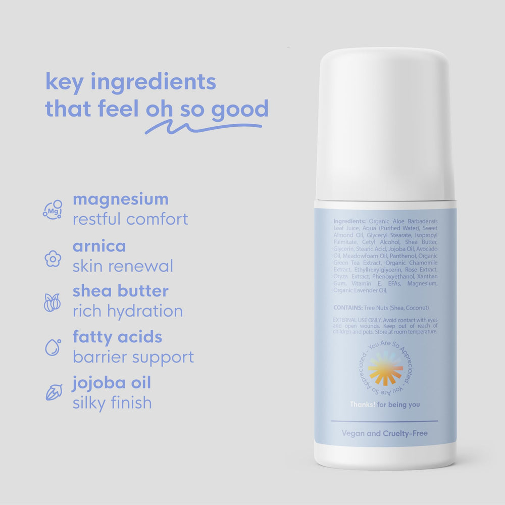 Thanks! Naturals vegan-friendly massage oil for daily self-care