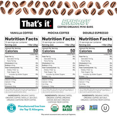 That's it Mocha coffee mini bar pack — rich flavor and energy boost