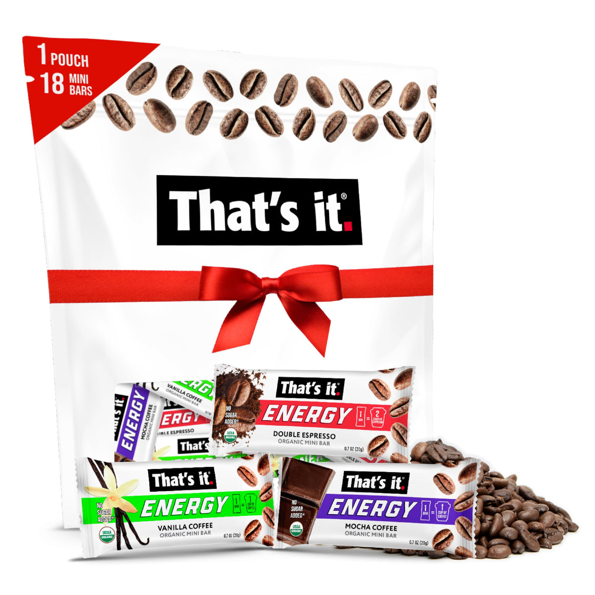 That's it Vanilla coffee mini bar pack — grab-and-go energy snack for daily use