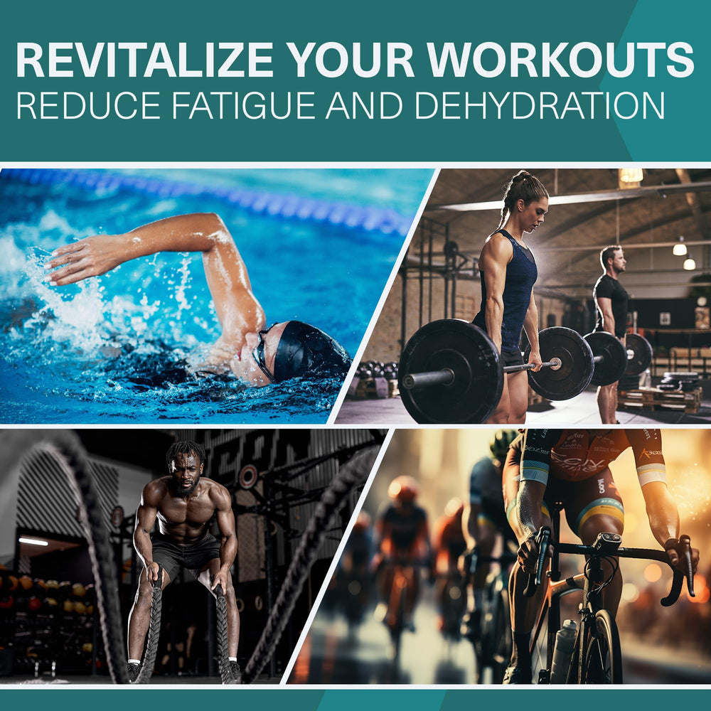 The Amino CO Perform blue raspberry preworkout scene shows athletes ready to train.