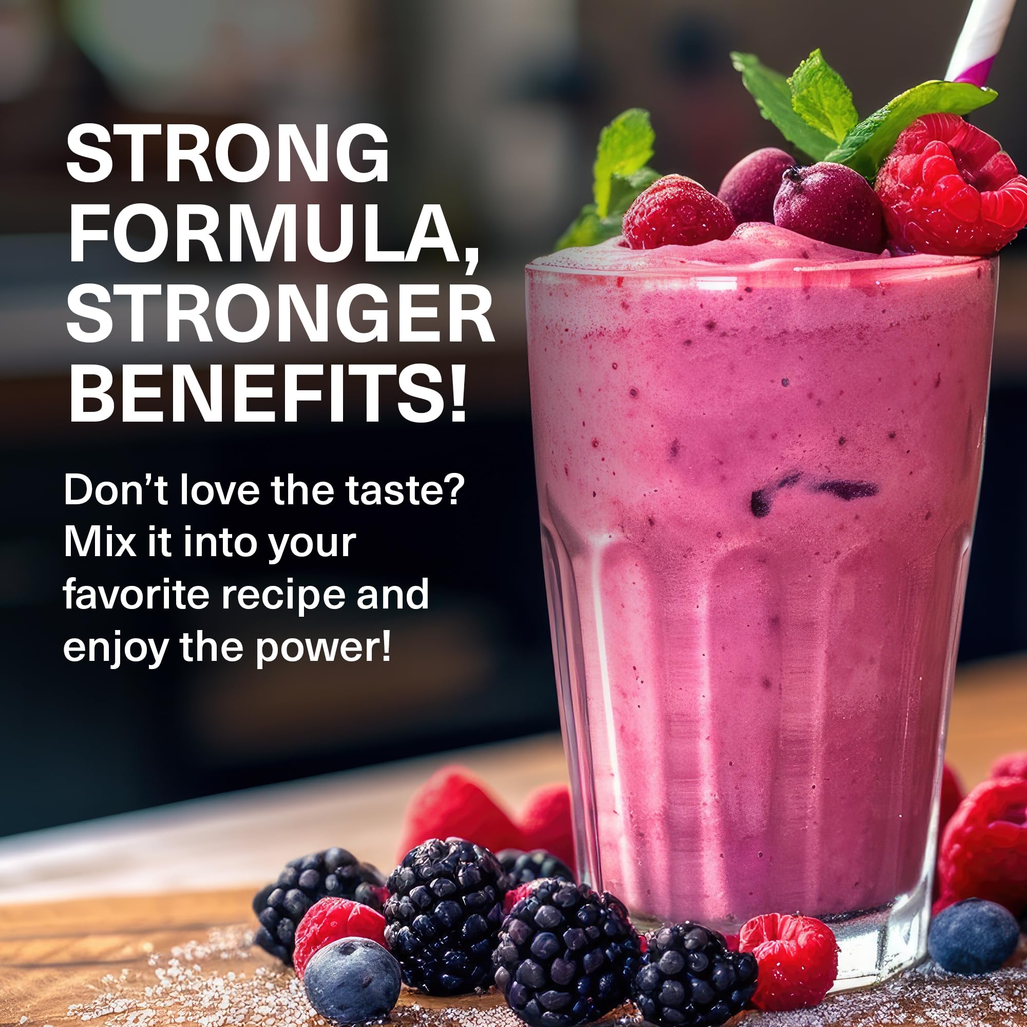 The Amino CO Perform blue raspberry shaker with prepared drink.