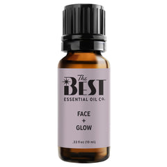 The Best Face + Glow frankincense bottle for calming aromatherapy and skin rituals.