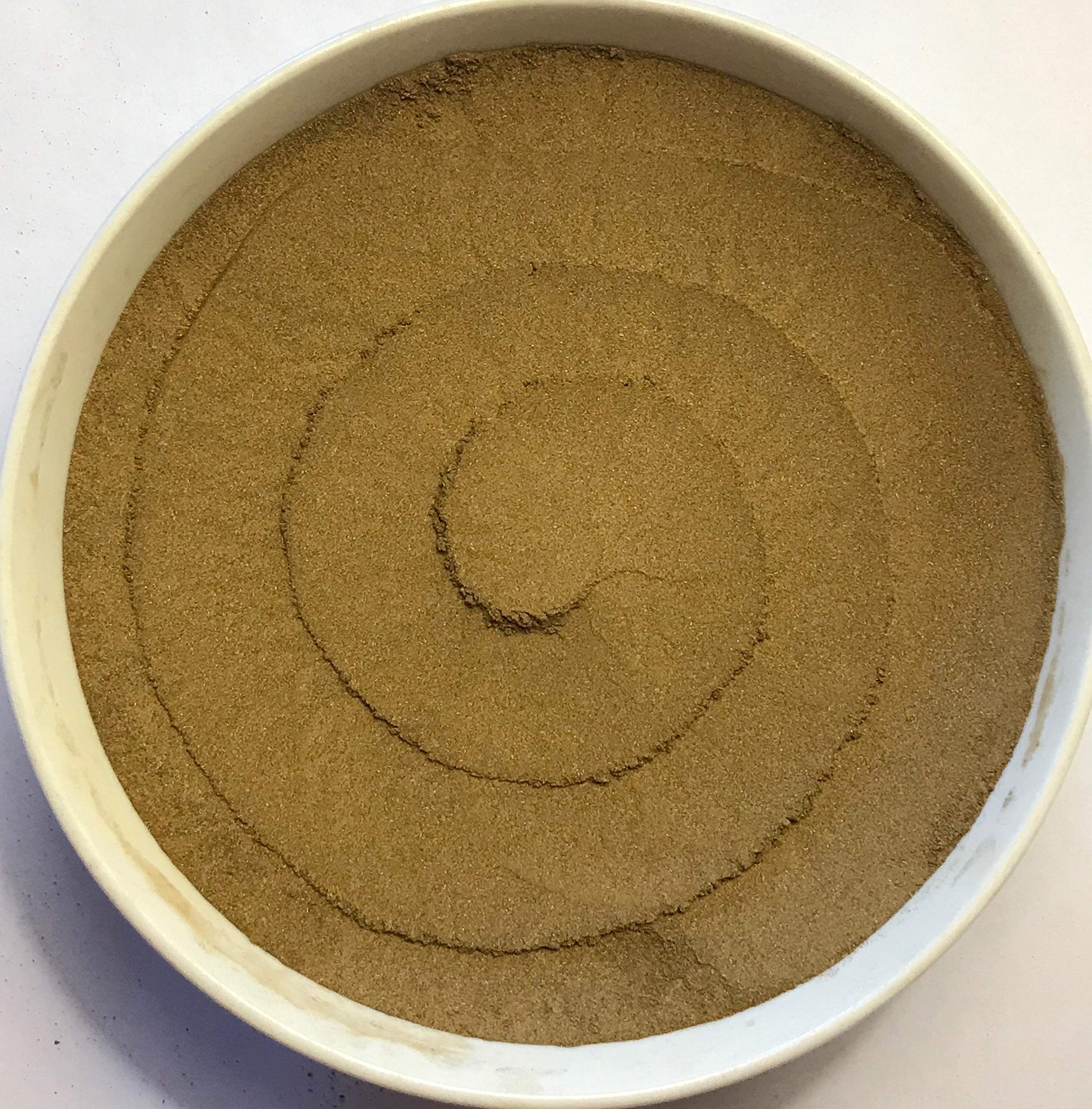 The Bloomin' Herb Shoppe valerian root powder jar for tea blends.