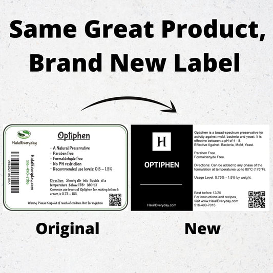 The Chemistry Store Optiphen bottle pour image showing easy addition during formulation