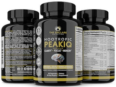 The Enclare Intellect bottle close-up highlights the nootropic formula for focus