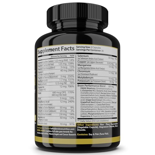 The Enclare Intellect dosage shot shows convenient daily capsules for cognitive support