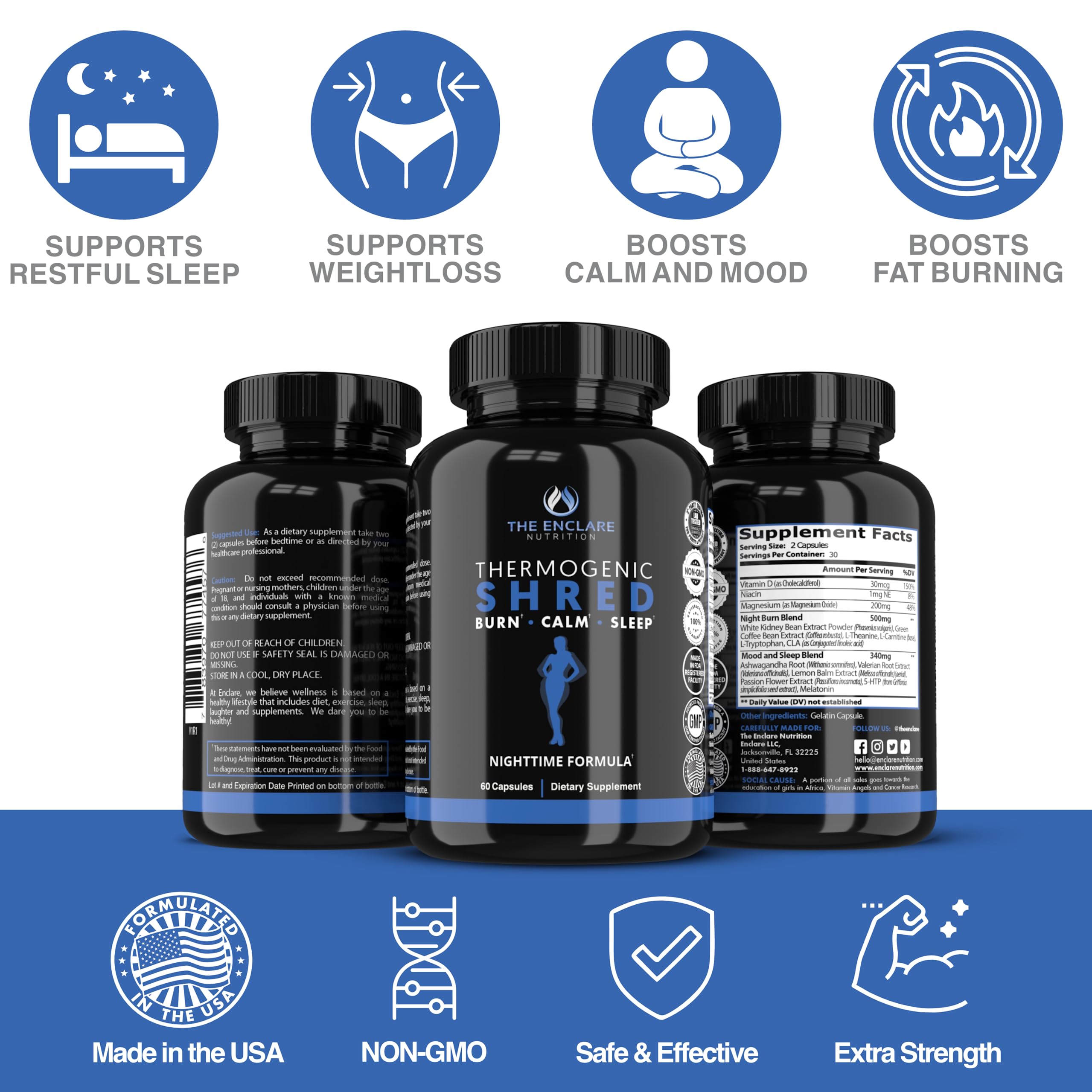 Visual hinting a 90-day challenge with Thermogenic Shred.