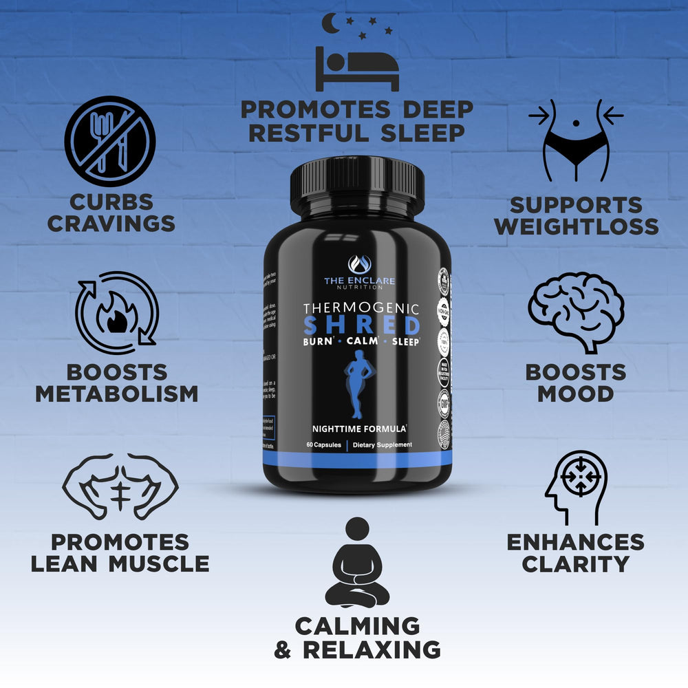 Lifestyle scene with healthy meal and gym, featuring Thermogenic Shred.
