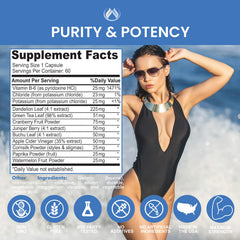 Capsules being poured from the bottle suggesting convenient daily dose.