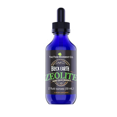 The Food Movement Co. Black Earth Zeolite bottle front for daily wellness routine