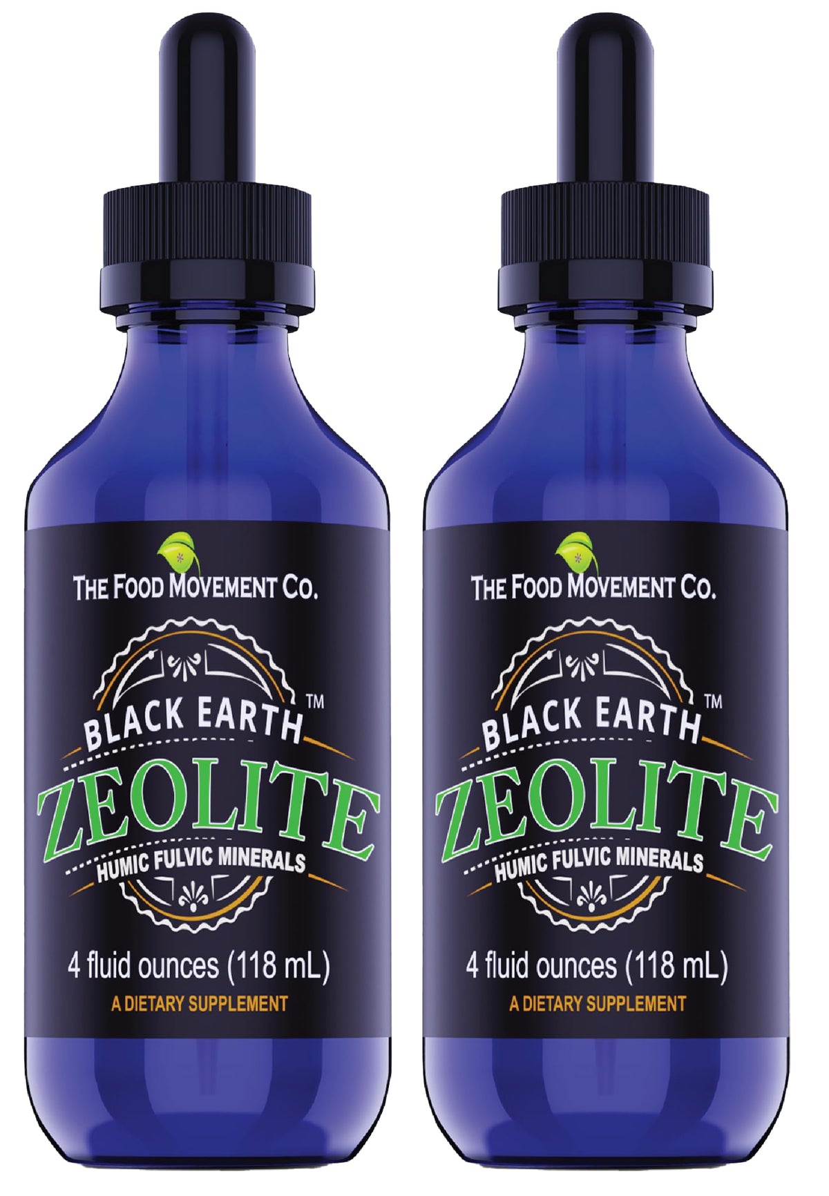 THE FOOD MOVEMENT CO Zeolite bottle pour for easy daily use.