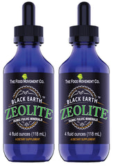 THE FOOD MOVEMENT CO Zeolite bottle pour for easy daily use.