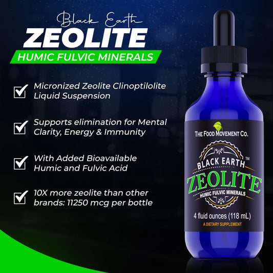 THE FOOD MOVEMENT CO Zeolite for kids serving size supports routine wellness.