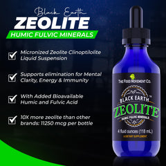 THE FOOD MOVEMENT CO Zeolite for kids serving size supports routine wellness.