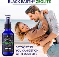 Black Earth Zeolite nano visualization highlights advanced mineral delivery.