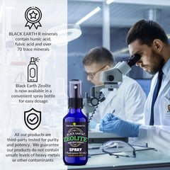 Black Earth Zeolite two-pack packaging image communicates value.