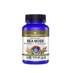 THE FOOD MOVEMENT CO. Sea Moss Master bottle pour supports daily digestion