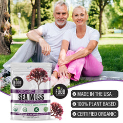 The Food Movement Co. sea moss powder in smoothie image demonstrates easy integration into meals.
