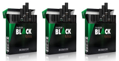 Djarum Black Bliss Emerald cigarettes in pack-front view, highlighting premium clove aroma.