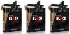 The Frugal Smoker Djarum Ivory Black Bliss pack highlights elegant clove-filtered cigarettes for a refined evening