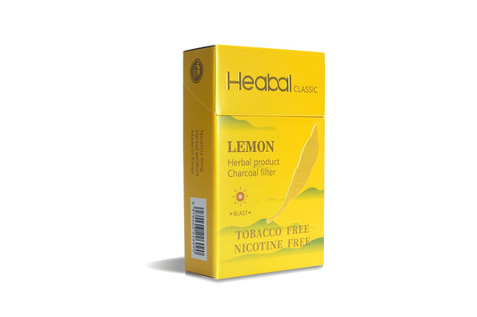 HEABAL Lemon carton offers convenient herbal option for on-the-go sessions