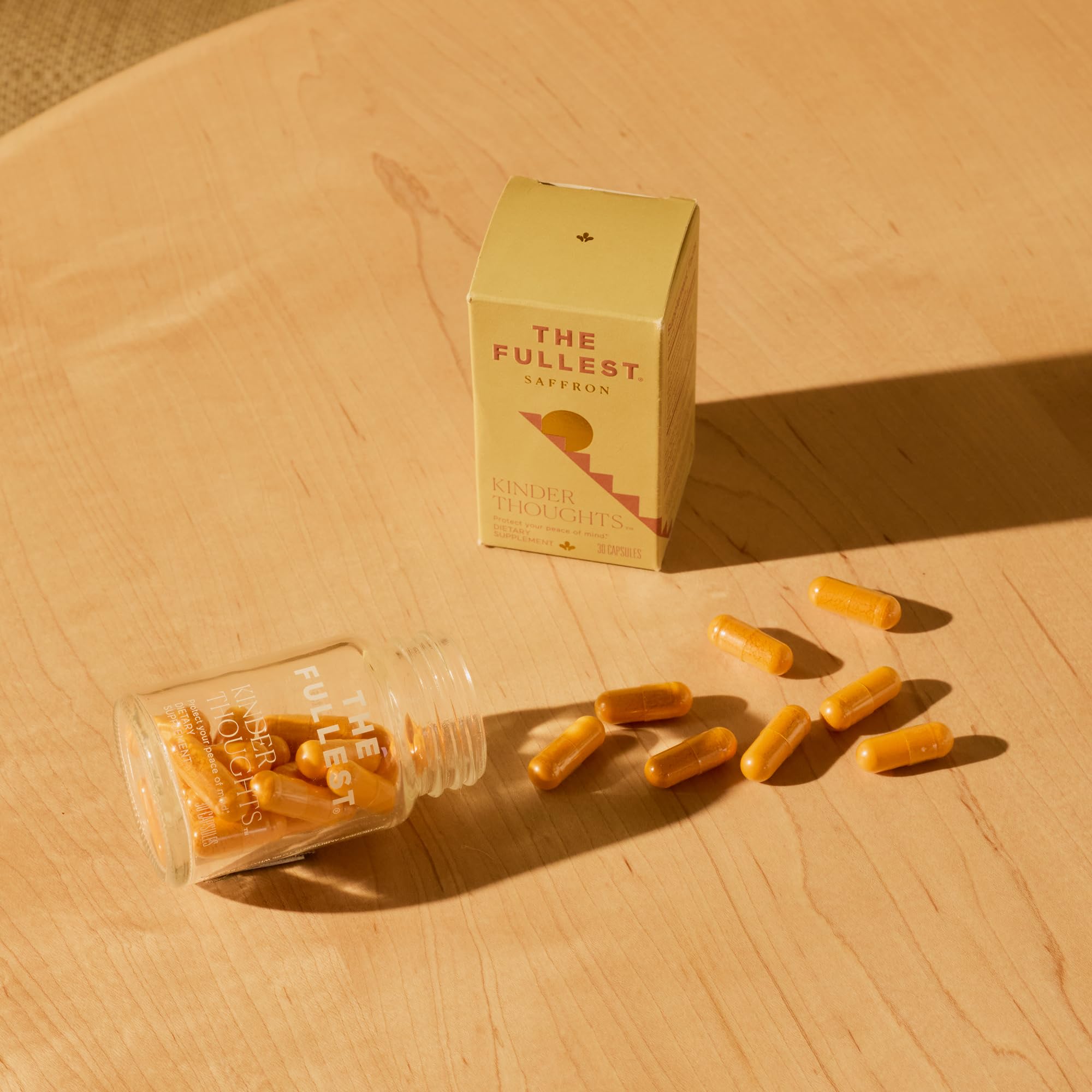 The Fullest saffron capsules packaging-gluten-free for allergy-conscious use