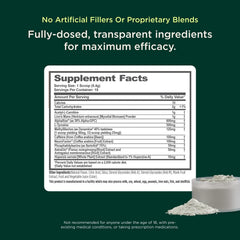 The Genius Brand Genius Consciousness capsules visible implies reliable daily intake.