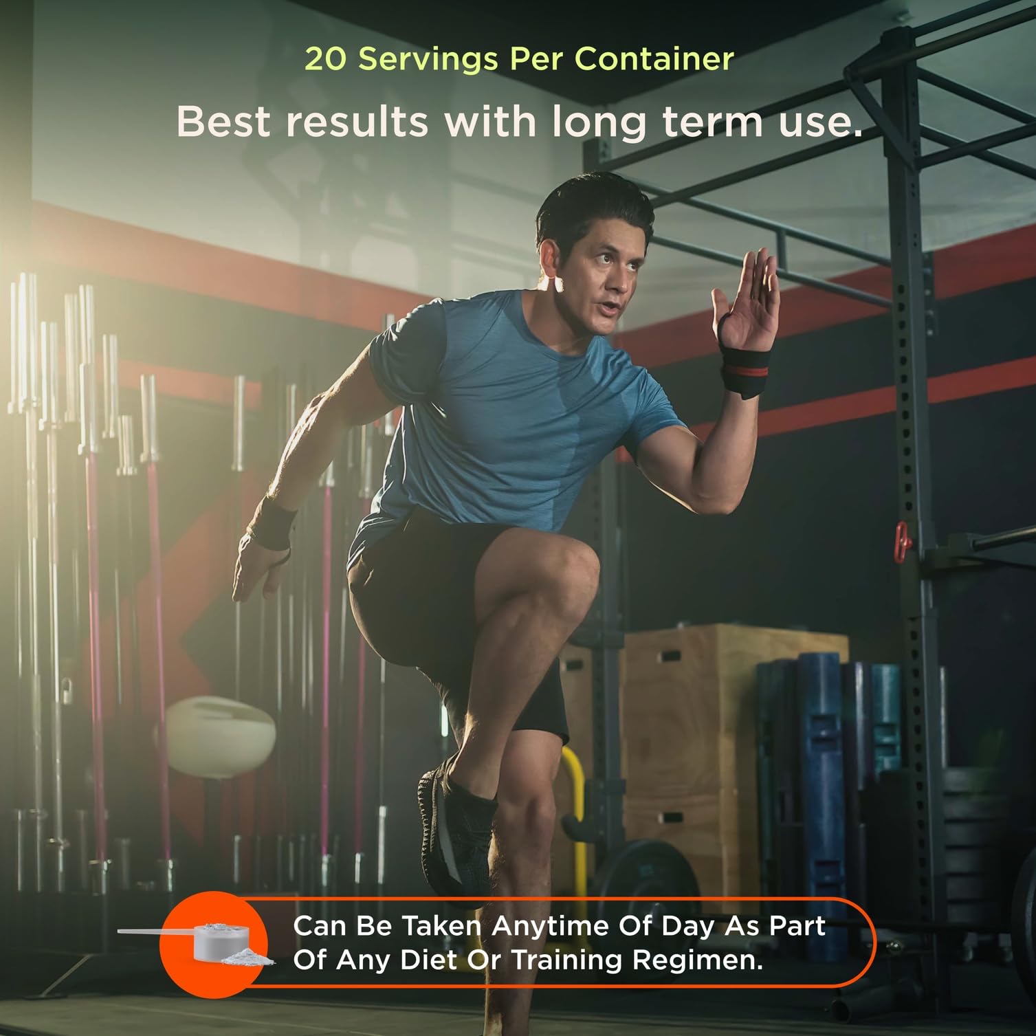 The Genius Hydrate 50 servings tub for convenient on-the-go hydration.