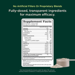 The Genius Brand Organic Turkey Tail mushroom powder highlights immune and gut support.