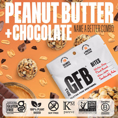 Non-GMO verified seal on The GFB bites for trusted nutrition