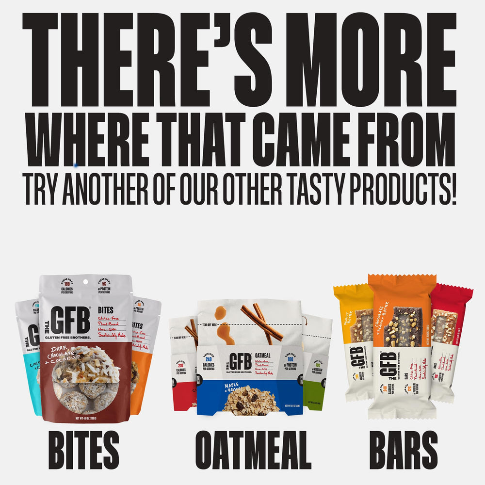 The GFB bites on a desk ready for quick, guilt-free breaks between tasks.