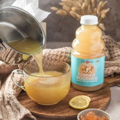Bottle label close-up emphasizes non-GMO, vegan, gluten-free attributes.