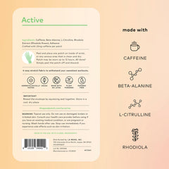 Plant-powered ingredients in The Good Patch Active Patch support focus and stamina