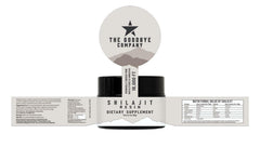 The Goodbye Company Pure Shilajit Resin packaging confirms a 3-month supply.