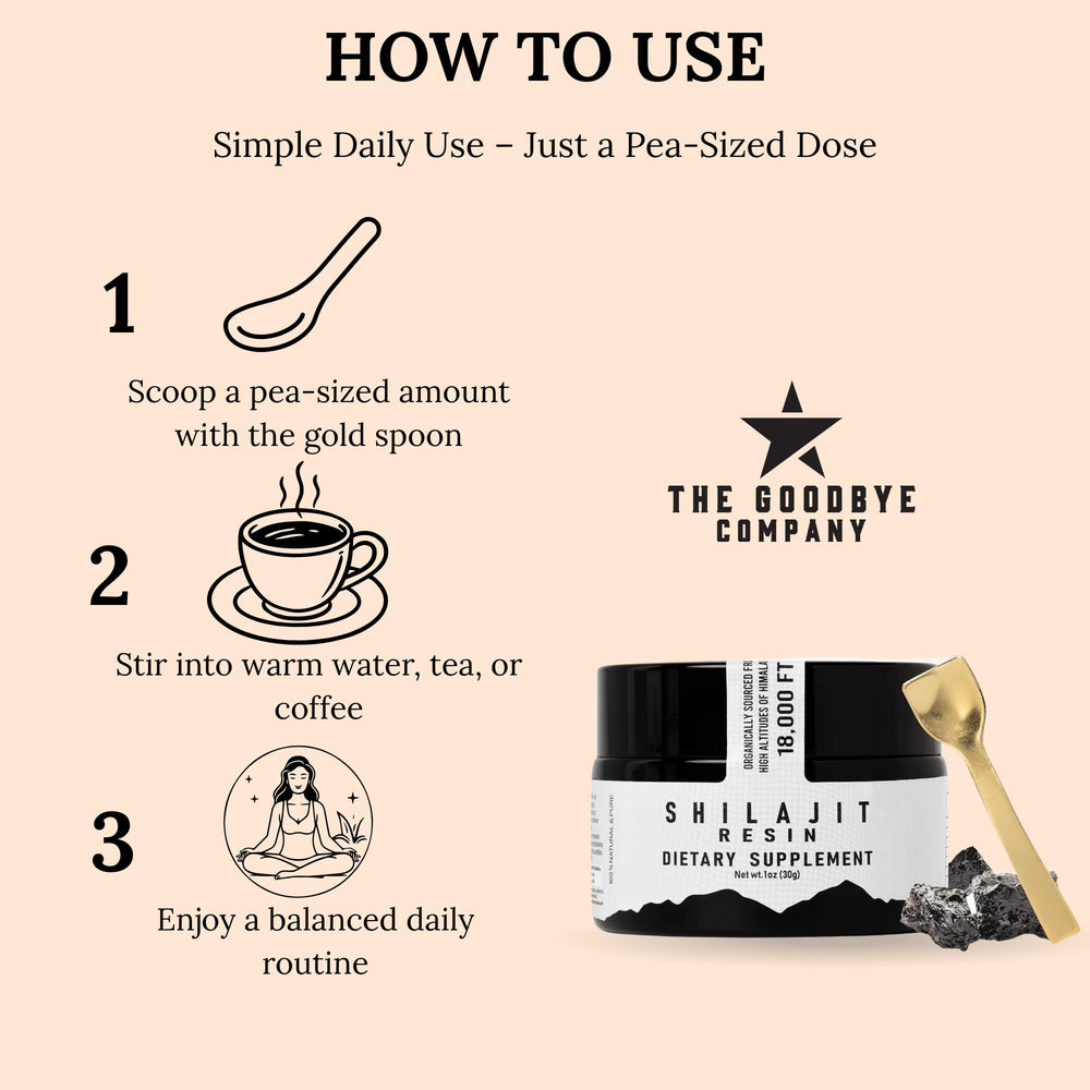 The Goodbye Company three-month-supply box emphasizes long-term access.