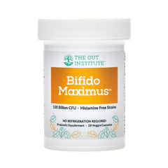 The Gut Institute Bifido Maximus bottle promotes daily digestive balance.