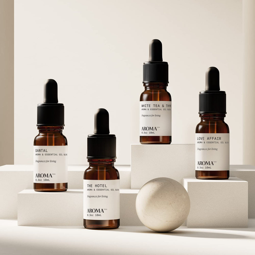 AromaTech The Hotel diffuser oil bottle with bright citrus notes