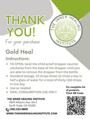 Gold Heal tincture bottle ready for convenient use in daily wellness routines.