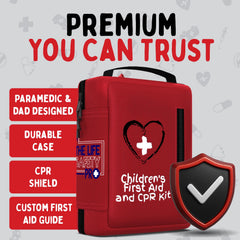 Compact travel-size First Aid Kit for kids by The Life Safety Pro