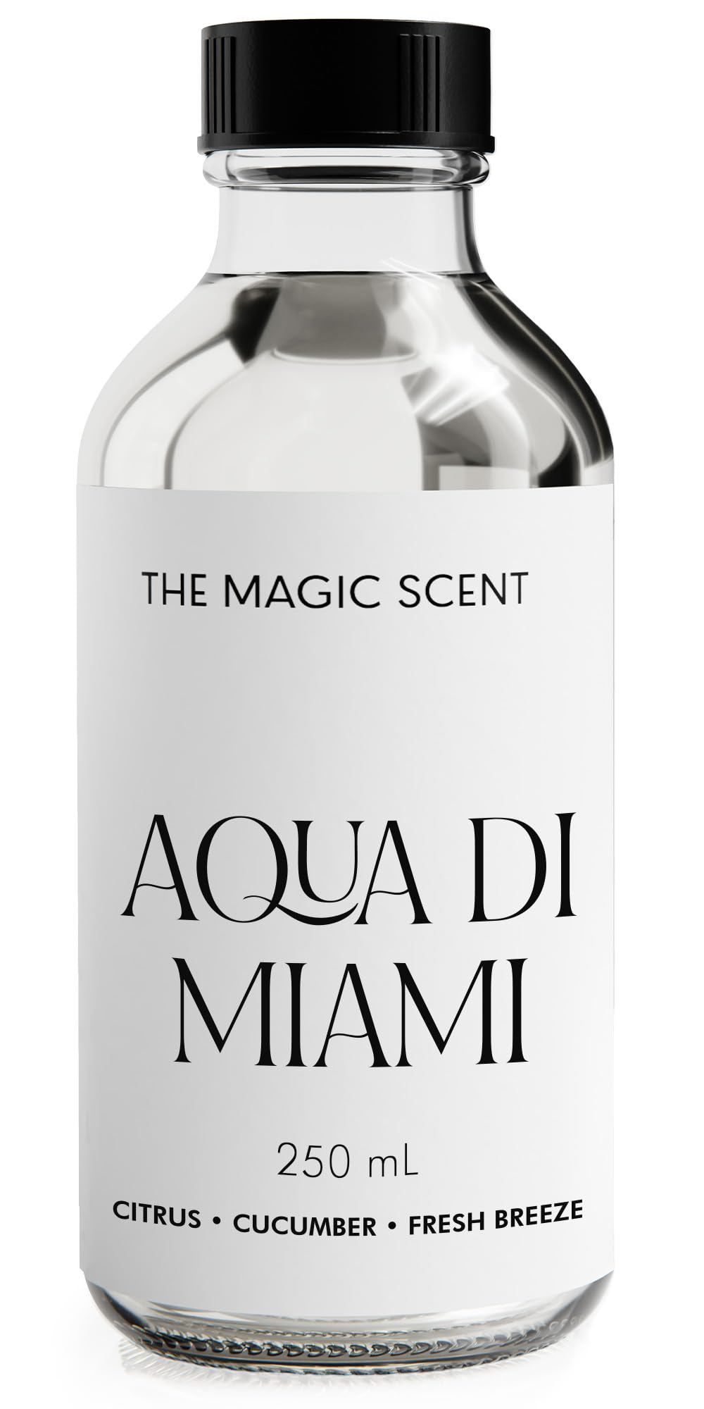 The Magic Scent Aqua di Miami bottle front view for premium diffuser use