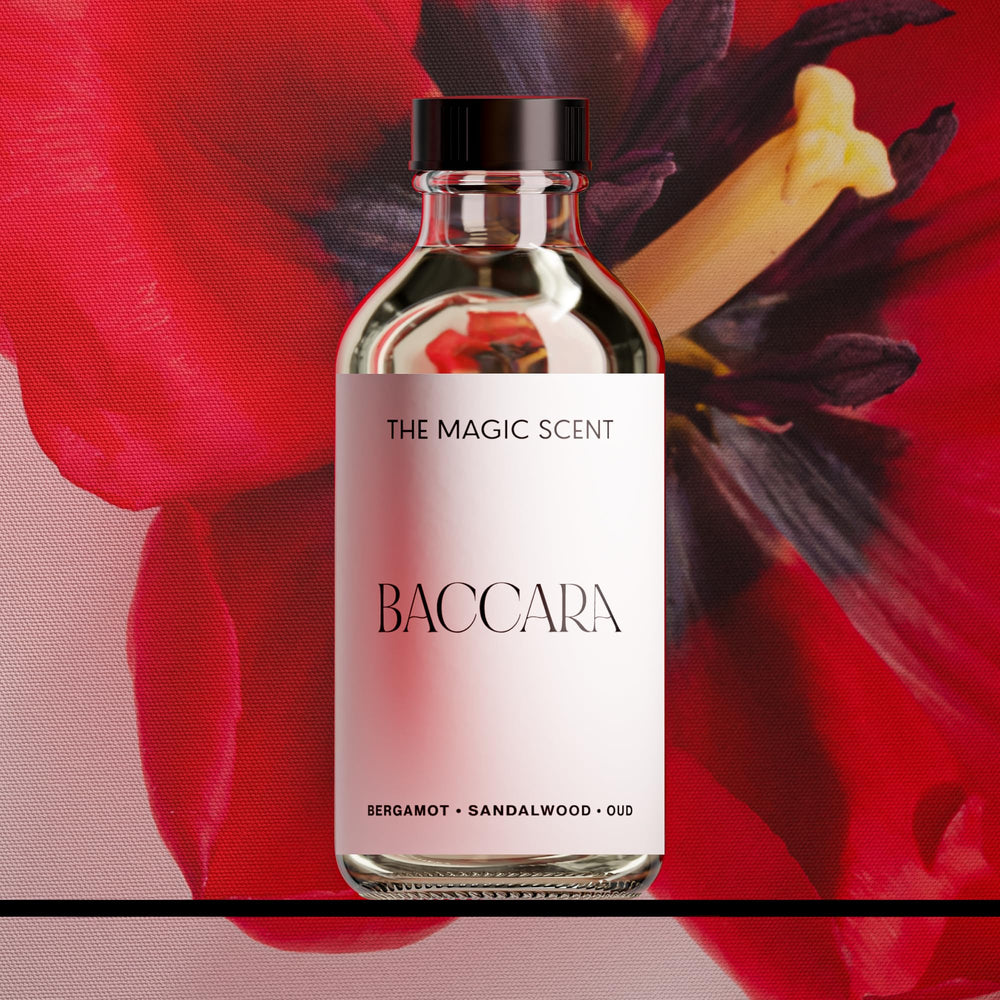 The Magic Scent Baccara diffuser oil made in Miami reflects craftsmanship.