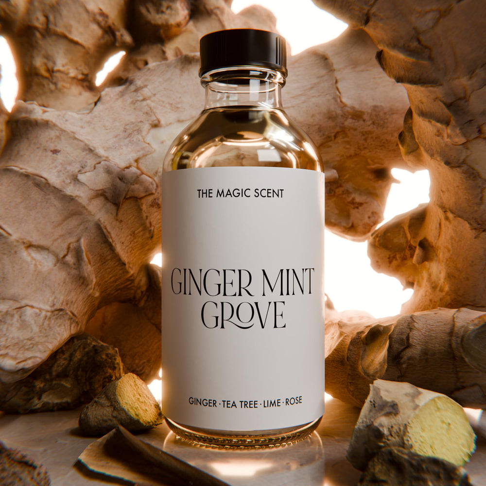 The Magic Scent Ginger Mint Grove family-safe formula supports safe homes