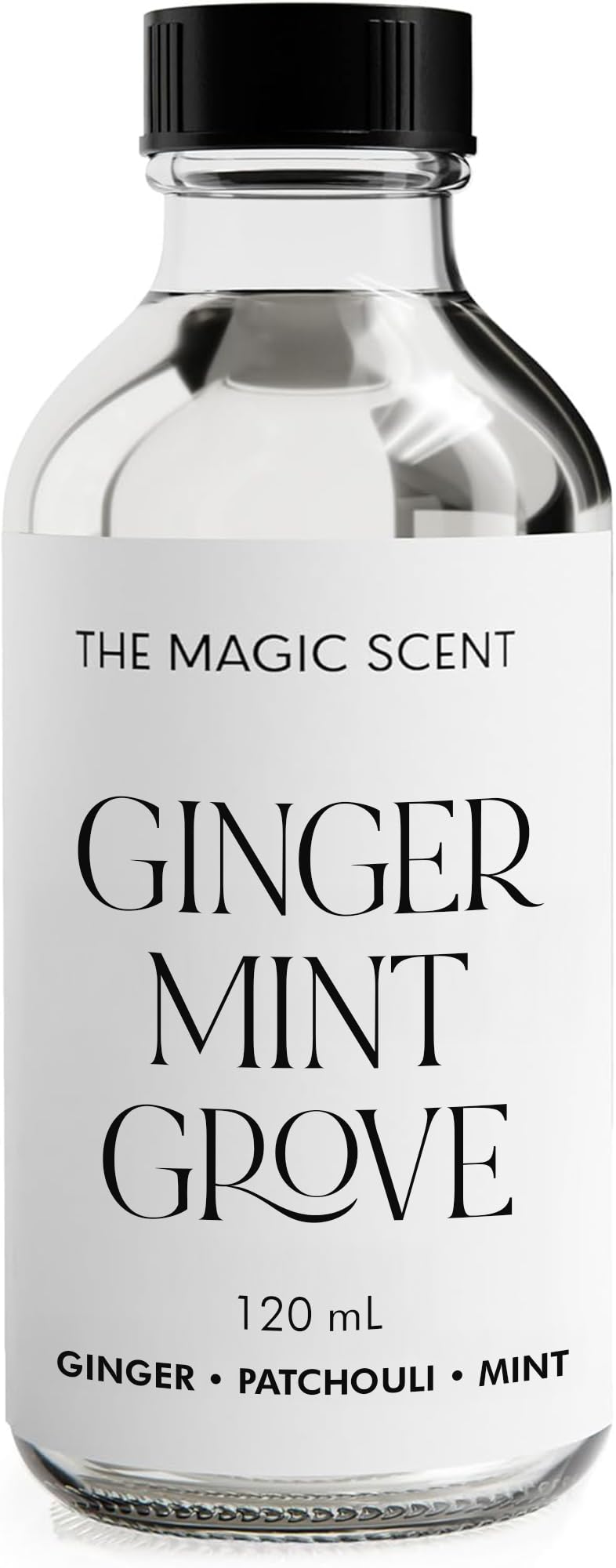 The Magic Scent Ginger Mint Grove bottle 4oz enhances room ambiance