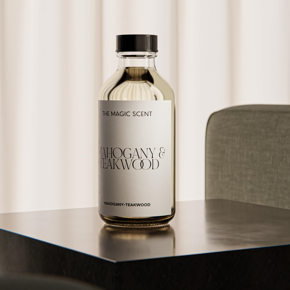 The Magic Scent closeup-label image aids quick recognition of fragrance profile