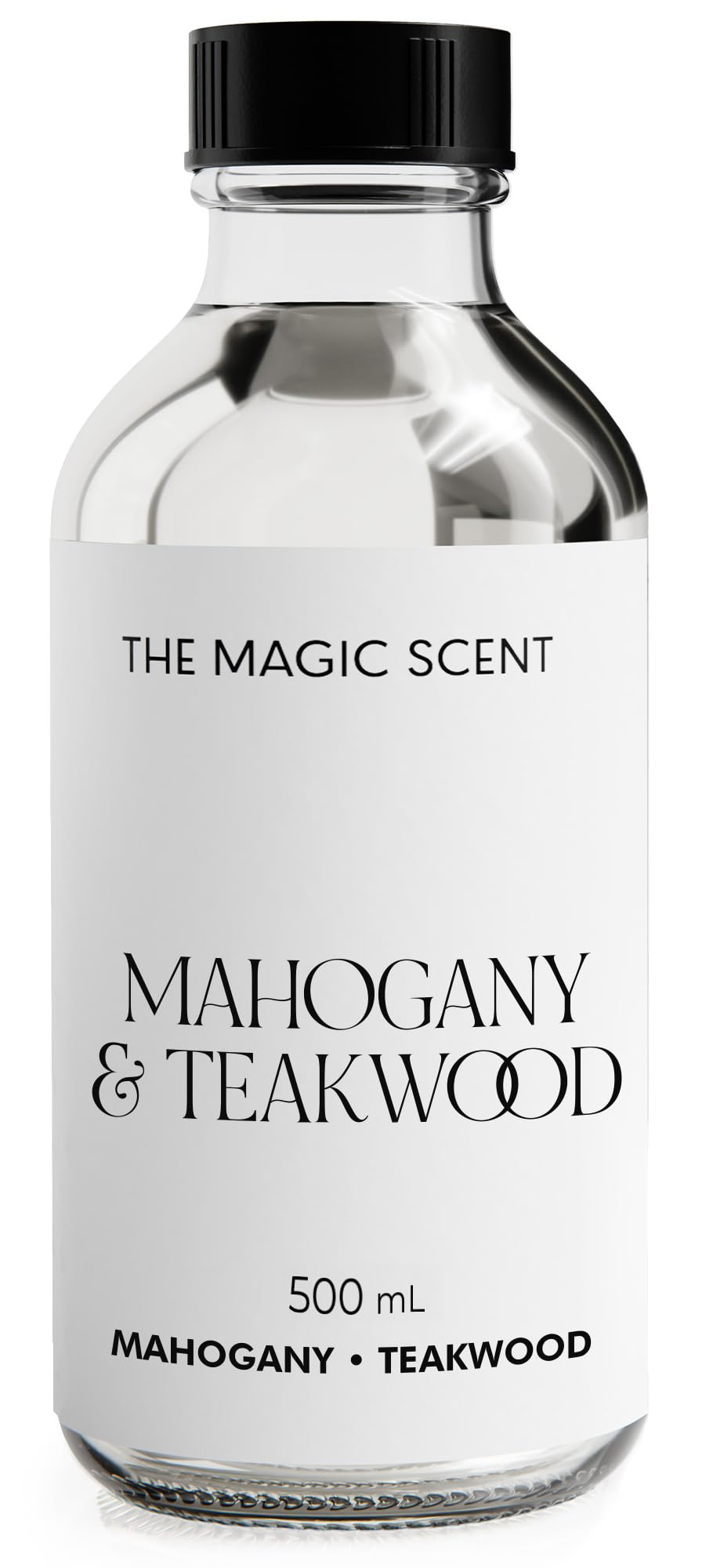 The Magic Scent mahogany teakwood diffuser oil bottle enhances room ambiance with premium luxury fragrance